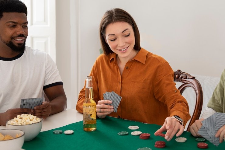 Pengguna membaca syarat bonus kumabet di ponsel